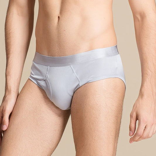 Classic Mens Silk Briefs Sexy Silk Triangle Boxer