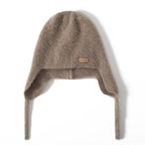 Cute Cashmere Knitted Hat Soft Cashmere Beanie for Winter Cashmere Earflap Cap