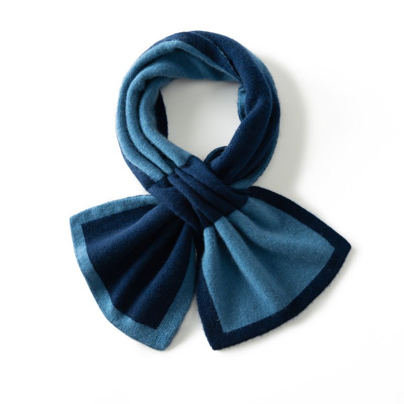 Fall Winter Warm Cashmere Neck Scarf Pull Through Neck Warmer Cashmere Scarves