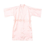 Girls Silk Robe Pure Silk Kimono Summer Kids Silk Robe