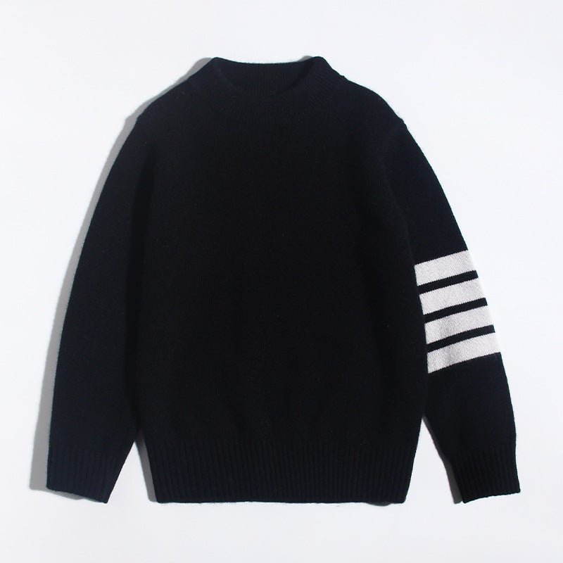 Kids Crew Neck Cashmere Sweater Animal and Graphic Designs Cashmere Pullover