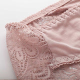 Silk Lace Underwear Women Floral Lace Silk Panties