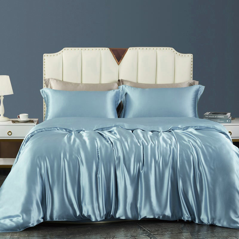 22 Momme Pure Mulberry Silk Duvet Cover - slipintosoft