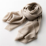 Long 100% Cashmere Scarf for Women and Men Gift, Luxury Pure Cashmere Winter Scarf - slipintosoft