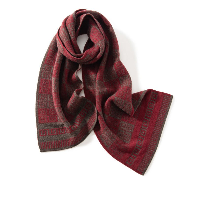 Long Cashmere Scarf Classic Winter Scarf Cashmere Winter Scarves Mixed Colors - slipintosoft