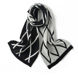 Long Cashmere Scarf for Winter Couple Knitted Cashmere Scarves Warm Cashmere Scarves