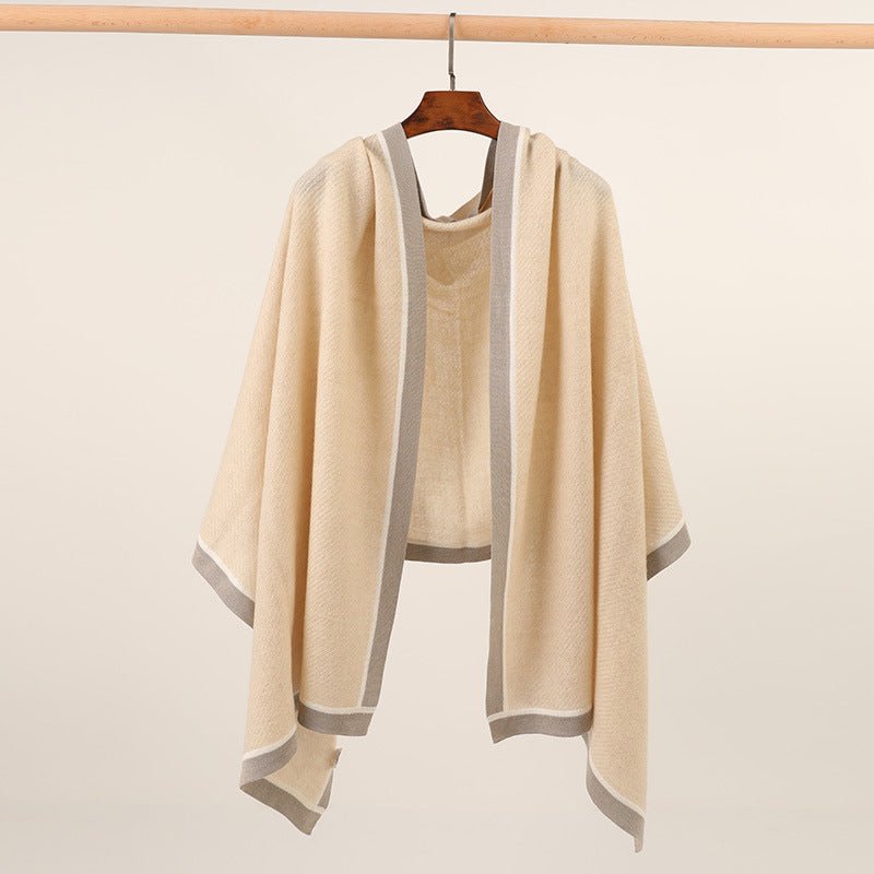 Long Cashmere Shawl and Wraps Large Soft Mixed Colors Cashmere Scarf for Winter