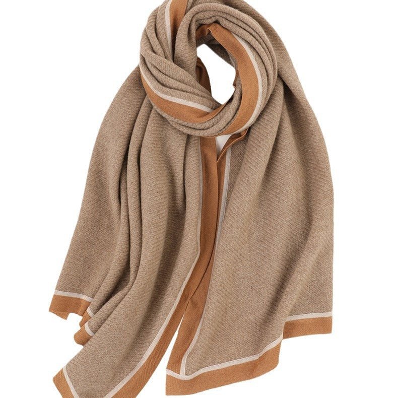 Long Cashmere Shawl and Wraps Large Soft Mixed Colors Cashmere Scarf for Winter