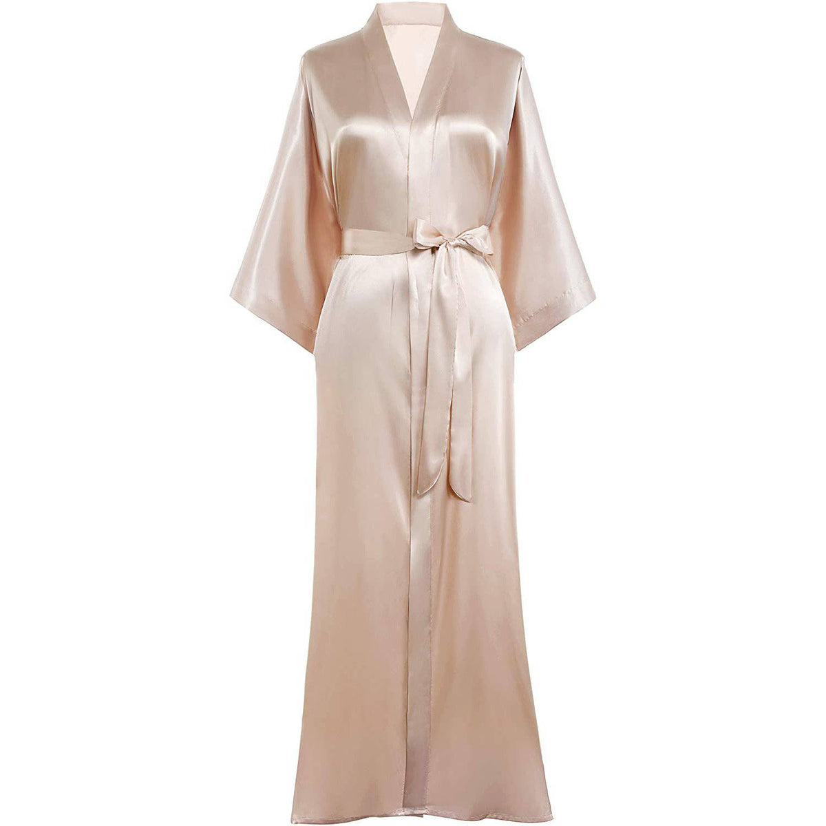 Long Silk Kimono Robe for Women