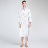 Long Silk Robe For Men Big And Tall Silk Dressing Gown