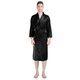 Long Silk Robe For Men Big And Tall Silk Dressing Gown