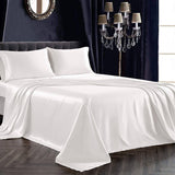 Luxury 100% Silk Bedding 19 Momme Pure Silk Flat Sheet