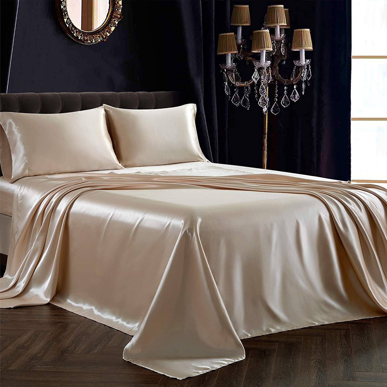 Luxury 100% Silk Bedding 19 Momme Pure Silk Flat Sheet