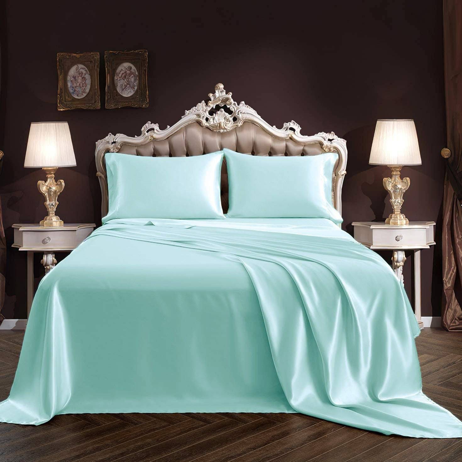 Luxury 100% Silk Bedding 19 Momme Pure Silk Flat Sheet