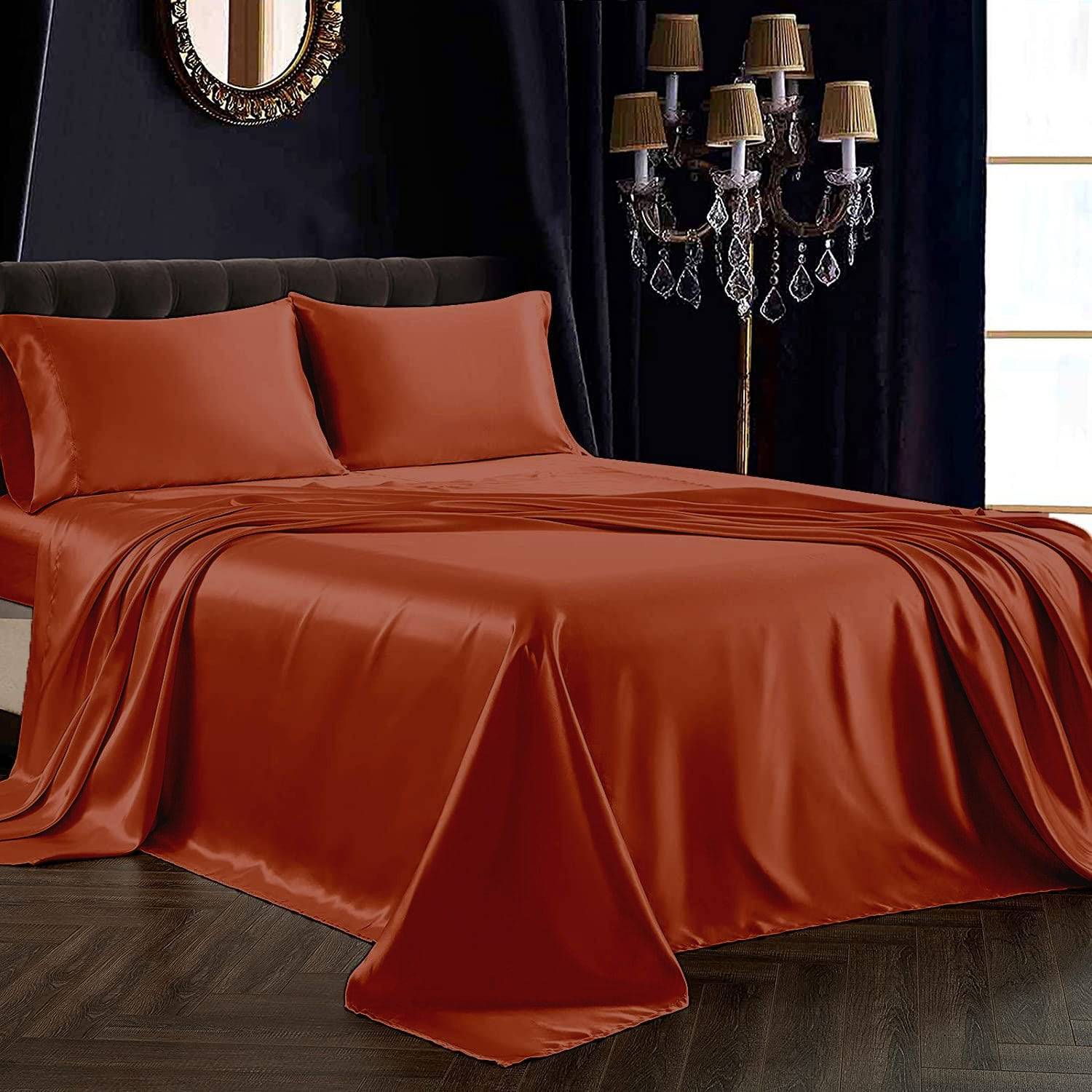 Luxury 100% Silk Bedding 19 Momme Pure Silk Flat Sheet