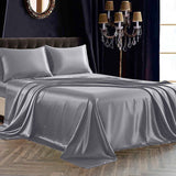 Luxury 100% Silk Sheet Set 19 Momme 3PCS Silk Flat Sheet Set