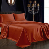 Luxury 100% Silk Sheet Set 19 Momme 3PCS Silk Flat Sheet Set