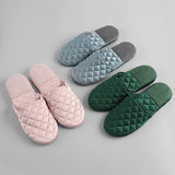 Luxury Soft Silk Home Slippers For Women Silk Travel Slippers Soft-Soled Slippers