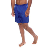 Men's Royal Blue 100% Silk Sleep Shorts