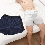 Mens Silk Boxers Comfortable Silk Short Pants