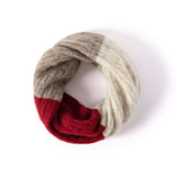 Mixed Colors Cashmere Neck Gaiter Cashmere Thick Cashmere Knitted Neck Warmer