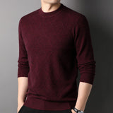 Mock Neck Cashmere Sweaters for Men Solid Knitted Cashmere Pullover Cashmere Tops - slipintosoft