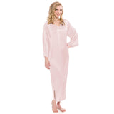 Women Loose Pullover Silk Nightwear Long Silk Dressing Gown