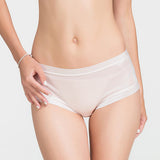 Mulberry silk boxer briefs for women silk lace mid - waist shorts