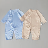 Pure Silk Bodysuit For Babies Lightweight Summer Silk Clothes