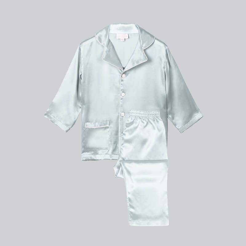 Silk Pajama Set For Kids' Gifts Silk Sleepwear For Kids