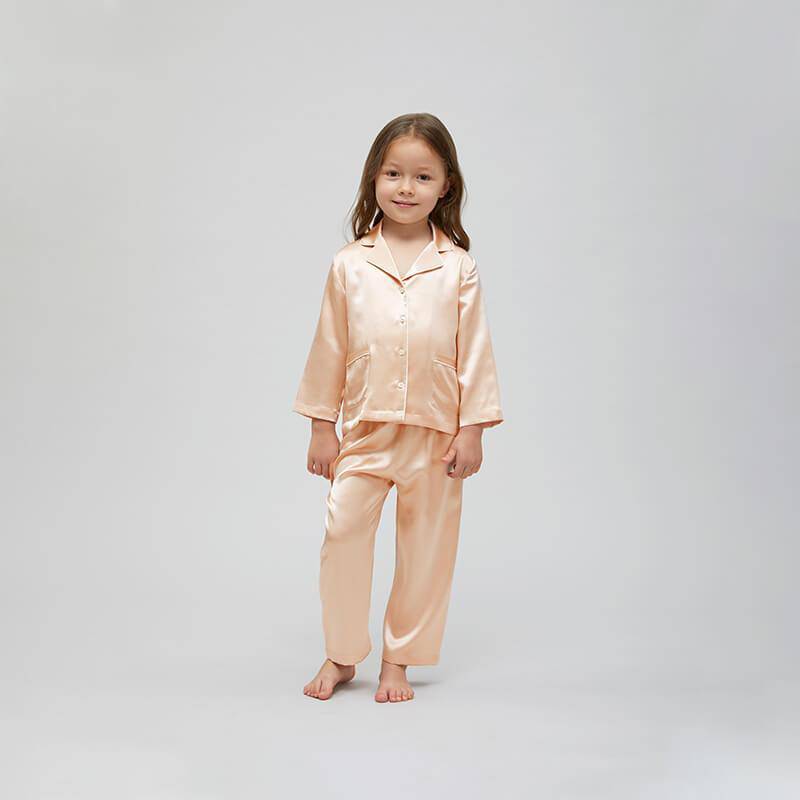 Silk Pajama Set For Kids' Gifts Silk Sleepwear For Kids