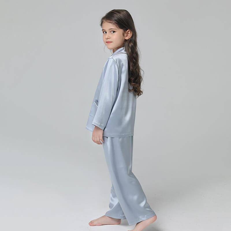 Silk Pajama Set For Kids' Gifts Silk Sleepwear For Kids