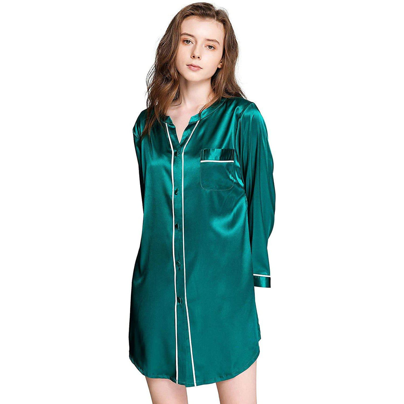 jonnlynx - fumika uchida ✴︎ SILK SLEEP SHIRTS Silk Sleep Shirt | Luxury Silk Night Shirts for Women