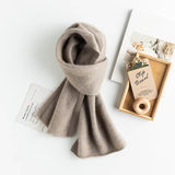 Solid Cashmere Scarves for Women Christmas Scarf Winter Cashmere Neck Warmer