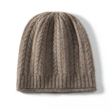 Solid Knitted Cashmere Beanie Cashmere Hats Winter Warm Cashmere Hat