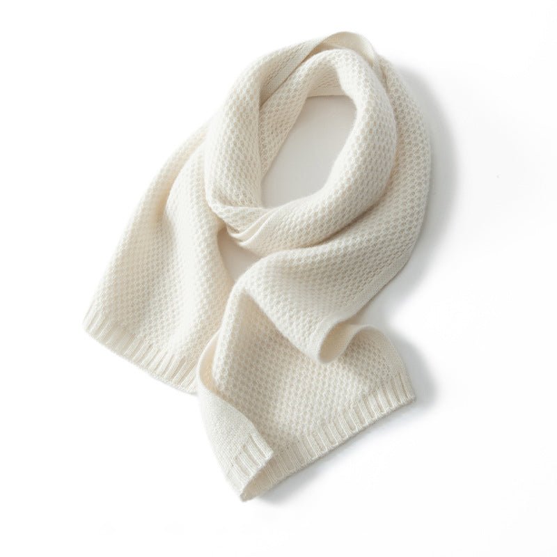 Women and Men Cashmere Scarf Soft Neck Warmer Cashmere Winter Scarf in Solid Colors