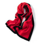 Women and Men Long Cashmere Scarf Lightweight Luxury Cashmere Stitch Scarves Cashmere Scarf