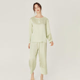 Women Loose Silk Sleepwear 100% Silk Pajama Set