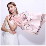 Womens 100% Large Mulberry Silk Scarf Long Scarf