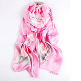 Womens 100% Large Mulberry Silk Scarf Long Scarf