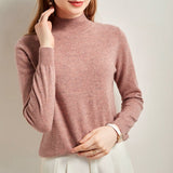 Womens Half Turtleneck Cashmere Sweater Multi Colors Cashmere Pullover