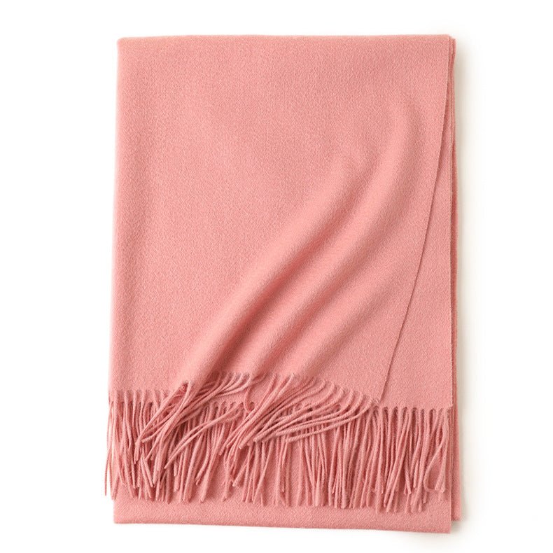 Women's Luxurious Cashmere Shawl and Wraps Large Soft Cashmere Scarf with Tassel - slipintosoft