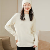 Womens Mock Neck Cashmere Sweater Long Sleeve Cashmere Pullover