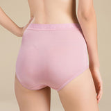 Women's silk high waist briefs mulberry silk briefs