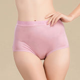 Women's silk high waist briefs mulberry silk briefs