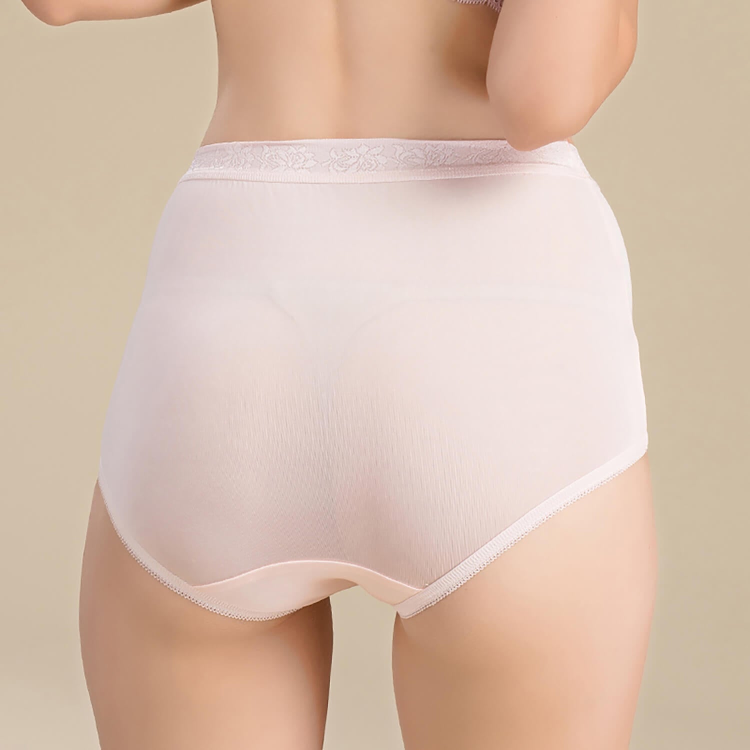 Women's silk high waist briefs mulberry silk briefs