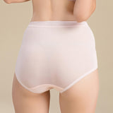 Women's silk high waist briefs mulberry silk briefs