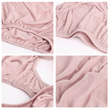 Women's silk underwear breathable mid-waist mulberry silk briefs seamless shorts - slipintosoft