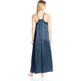 Women's Sleeveless Scoop Neck 100% Pure Silk Nightdress