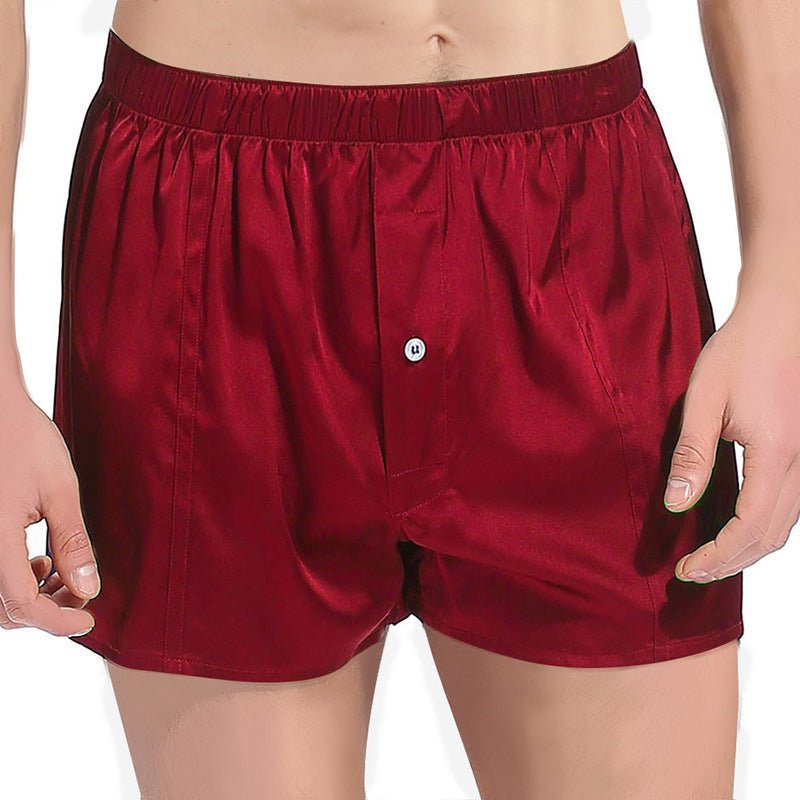 22momme  Fitted Draping Silk Boxer for Men silk short pants underwear